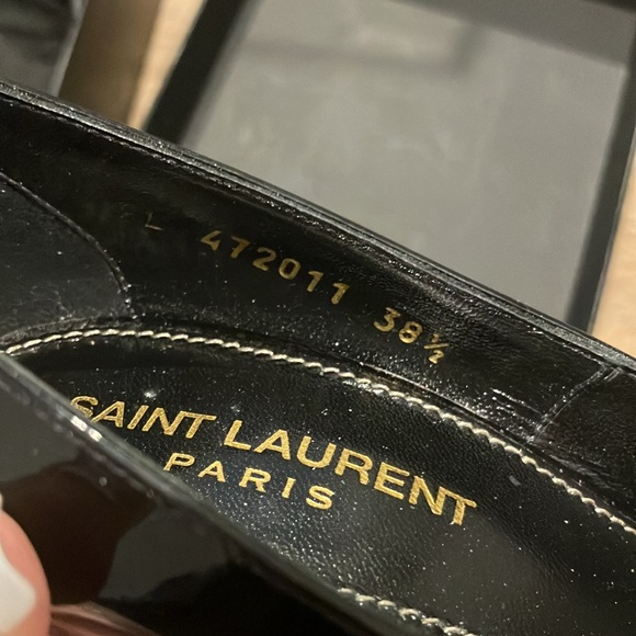 Ysl Saint Laurent opyum 110 patent leather heel 38+ - Picture 7 of 10